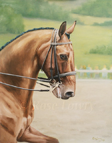 Oil painting in progress